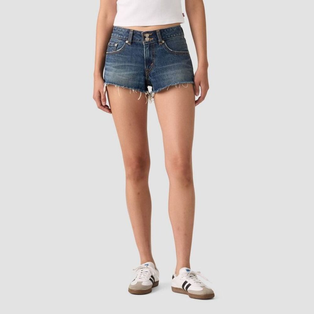 Levi's -  Women's Superlow Loose Denim Shorts - Whate Whatever It Takes